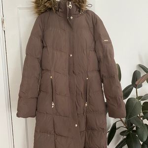 Calvin Klein Long Down Coat, S